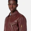 Chaqueta blusón de piel Chaqueta blusón de piel