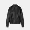Chaqueta blusón de piel Plongé