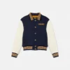 Chaqueta blusón infantil Varsity con logotipo Safety Pin Chaqueta blusón infantil Varsity con logotipo Safety Pin
