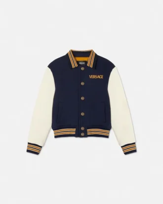 Chaqueta blusón infantil Varsity con logotipo Safety Pin