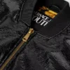 Chaqueta bomber con revestimiento brillante