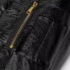 Chaqueta bomber con revestimiento brillante