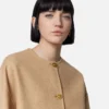 Chaqueta cabán de lana afieltrada Chaqueta cabán de lana afieltrada