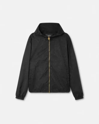 Chaqueta cortavientos jacquard