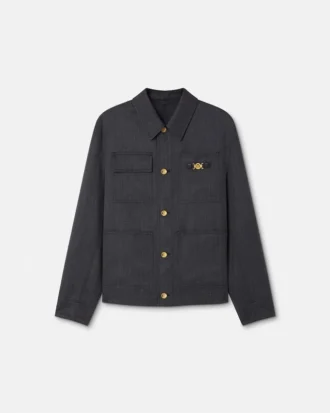 Chaqueta de carpintero de lana mouliné