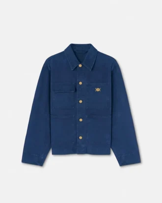 Chaqueta de carpintero de lona sobreteñida
