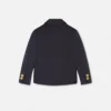 Chaqueta de gabardina de satén bordada para bebé Chaqueta de gabardina de satén bordada para bebé