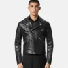 Chaqueta motera de napa Chaqueta motera de napa