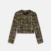 Chaqueta tipo cárdigan de tweed