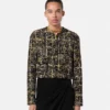 Chaqueta tipo cárdigan de tweed