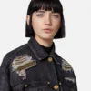 Chaqueta vaquera de malla metálica Chaqueta vaquera de malla metálica