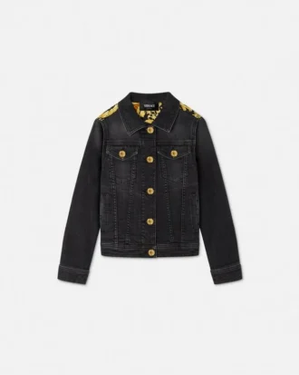 Chaqueta vaquera estampada para niño