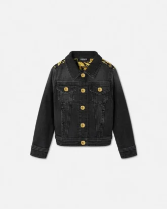 Chaqueta vaquera estampada para niño