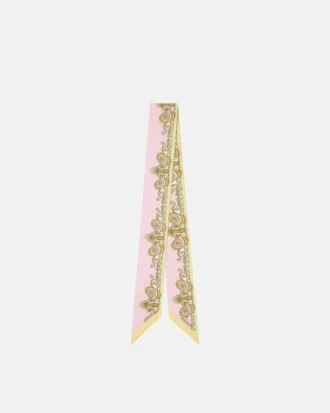 Cinta de sarga de seda estampada