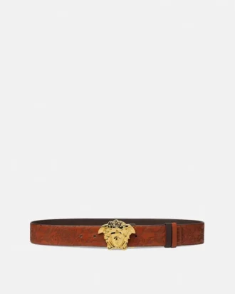 Cinturón reversible de piel La Medusa 4 cm