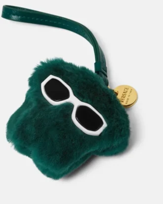 Colgante Medusa de piel de oveja mullida
