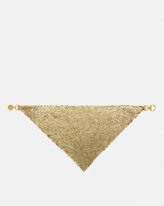 Collar bandana de malla metálica