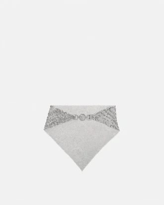 Collar bandana de malla metálica