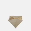 Collar bandana de malla metálica