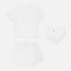 Conjunto de camiseta de jersey de algodón con adornos para bebé