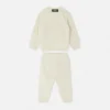 Conjunto de jersey de algodón bordado para bebé Conjunto de jersey de algodón bordado para bebé