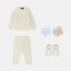 Conjunto de jersey de algodón bordado para bebé Conjunto de jersey de algodón bordado para bebé