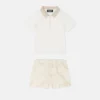 Conjunto de polo de algodón para bebé Conjunto de polo de algodón para bebé