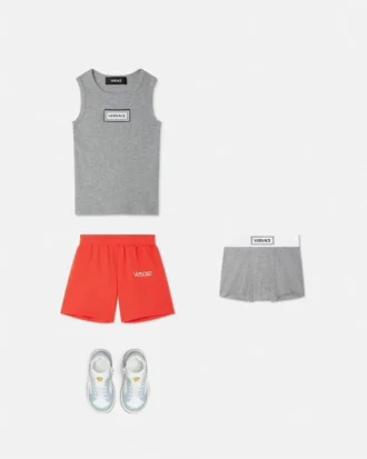 Conjunto de ropa interior infantil de jersey de algodón acanalado