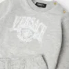 Conjunto de sudadera de jersey de algodón estampada para bebé Conjunto de sudadera de jersey de algodón estampada para bebé
