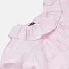 Conjunto de vestido de popelín de algodón estampado para bebé Conjunto de vestido de popelín de algodón estampado para bebé