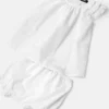 Conjunto de vestido de popelín de algodón jacquard para bebé Conjunto de vestido de popelín de algodón jacquard para bebé