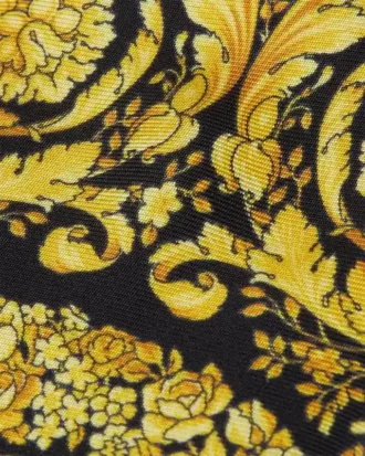 Corbata de sarga de seda estampada