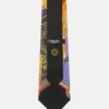Corbata de sarga de seda estampada Corbata de sarga de seda estampada