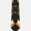 Corbata de sarga de seda estampada Corbata de sarga de seda estampada