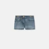 Fabricados en Japón. Pantalones cortos de denim de talle medio Fabricados en Japón. Pantalones cortos de denim de talle medio