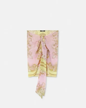 Falda estampada tipo foulard