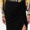 Falda midi drapeada Falda midi drapeada