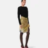 Falda midi drapeada Cheetah Foulard Falda midi drapeada Cheetah Foulard