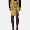 Falda midi drapeada Cheetah Foulard Falda midi drapeada Cheetah Foulard
