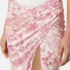 Falda midi drapeada Underwater Barocco Falda midi drapeada Underwater Barocco