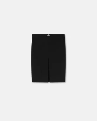 Falda midi lápiz de lana