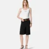 Falda midi lápiz de lana Falda midi lápiz de lana