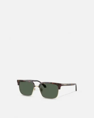Gafas de sol cuadradas con puente bajo