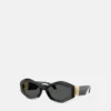 Gafas de sol geométricas con placa Medusa