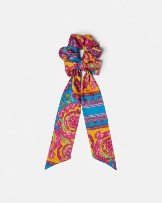 Goma para el pelo con estampado de sarga para niños Goma para el pelo con estampado de sarga para niños