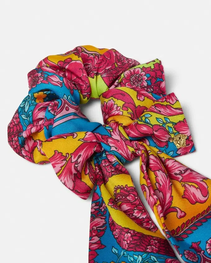 Goma para el pelo con estampado de sarga para niños Goma para el pelo con estampado de sarga para niños