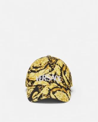 Gorra de béisbol con logotipo Barocco