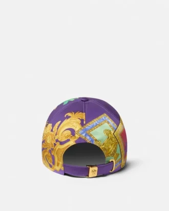 Gorra de béisbol de sarga estampada
