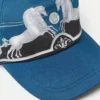 Gorra de béisbol de sarga estampada