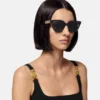 Greca Strass Butterfly Sunglasses Greca Strass Butterfly Sunglasses